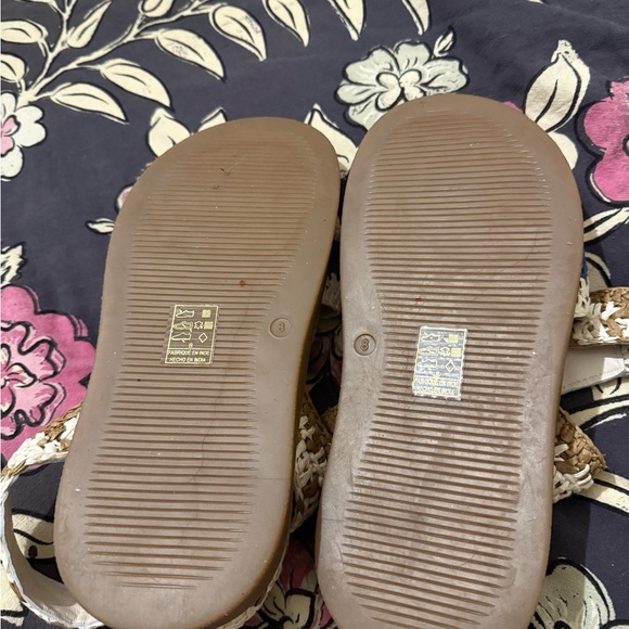 Free People Roma Raffia Sandals Size 8 - Picture 4 of 8